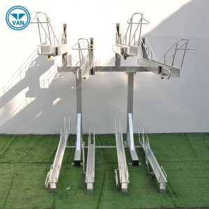 Customized Durable Two Tier Bicycle Parking Rack/Double Decker Bike Stand