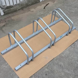 Supporto in alluminio 5 Nook Bike Floor Parking Bronzo Rack Hoop Freestyle