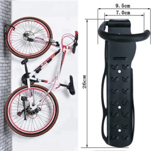 Portable Foldable Gravity Wall Mounted Bike Rack Garage Bicycle Parking for 5 Bicycles Mount
