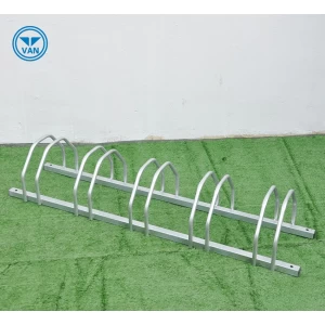 Hot Sell Metal Floor Stand Commercial 5 Space Bike Parking Stand
