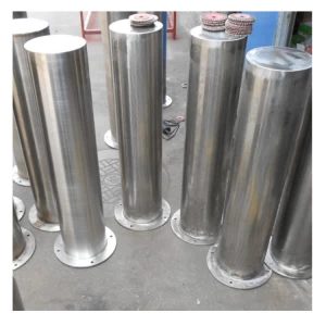 Outdoor safety steel pipe t car parking bollard price