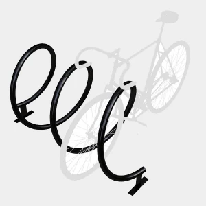 2021 Neuer kommerzieller kreiselförmiger Fahrradträger aus Edelstahlrohr