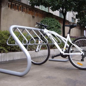风靡欧洲的不锈钢重型自行车停车架