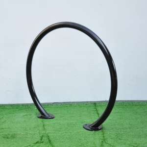 Bici de acero del anillo o 2 de la forma de U que apoya el soporte de exhibición del estante de Parker