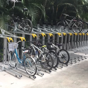 钢制自行车架落地立式自行车架双供应商