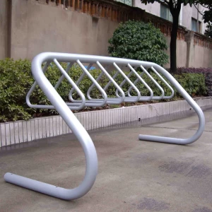 Strong and Durable Long Time Using Slot Stainless Steel Bike Racks