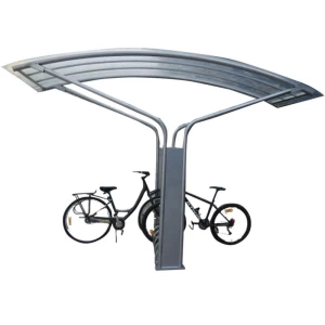 Useful Outdoor Bike Shelter with Bike Rack