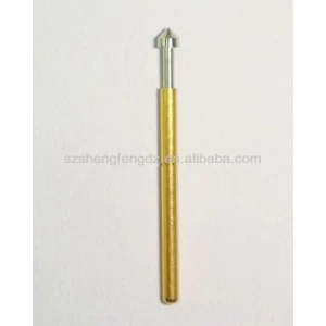 Conical head tip PCB test probe