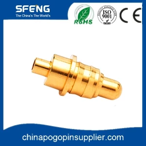 China Cutomized ouro SFENG marca pogo pin chapeado com 3A fabricante