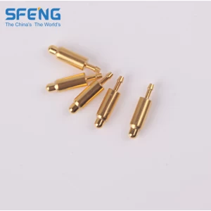 Brass spring loaded pogo pin connector/brass contact pogo pin