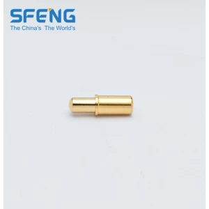 Fabricante personalizado de alta calidad Pin de contacto eléctrico cargado de resorte de latón chapado en oro Pin Pogo