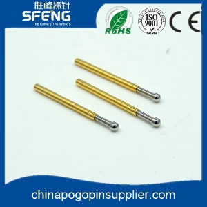 Phosphor bronze spring loaded contact pins for PCB ICT test