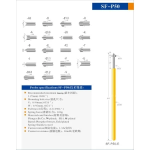 SFENG Brand P50 series test probe for gold or nickel plated