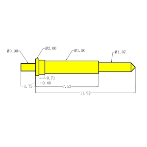 SFENG High Precision Battery Contact Spring Loaded Pin