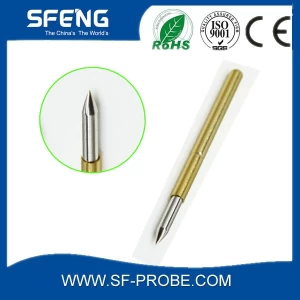Shengteng electronic brass Au plated pogo pin for pcb testing