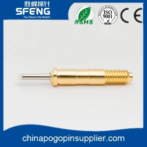 Thread probe pin for high temperature resistance