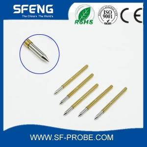 best quality brass gold plated pogo pin test probe for ICT testing