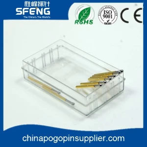 messing gold plating test sonde pogo pin voor test armatuur SF-P125