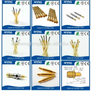 gold finishes spring contact probes