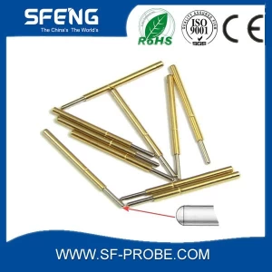 jiangsu suzhou brass gold plated test probe spring loaded pin with lowest price