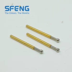 Brass pogo pin connector spring test probe pin