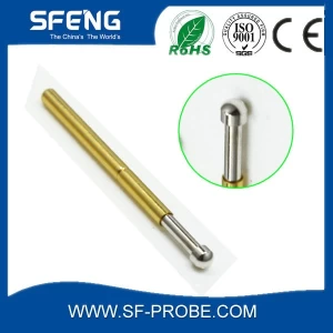 suzhou shengteng electronic brass gold plated test probe pin with best service