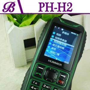 Résolution de 2 pouces 240*320 64 Mo 64 Mo batterie mémoire 1450 mAh téléphone portable robuste H2