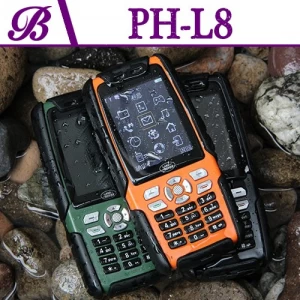 2.4-inch resolution  320 * 240 Memory 64MB + 64MB 3800 mAhSupports Bluetooth Military Standard Phone L8