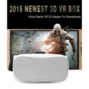 2016 最新 3D VR BOX 虚拟现实 VR 3D 眼镜适用于智能手机 BS-VR002