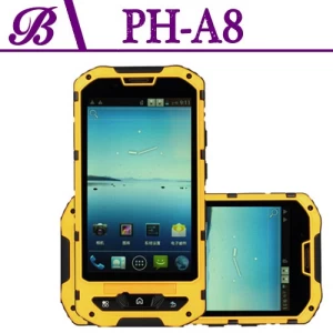 4.0inch 3G impermeabile Smartphone Risoluzione 480 * 800 Macchina fotografica anteriore 0.3M posteriore 5.0M Memoria 512 + 4G