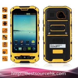4.1 inch A8 rugged phone Waterproof IP68 Android 4.2 GSM+3G Dual core phone smartphone