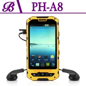 4.1inch Best Rugged Phone With 512MB+4G Memory 480*800 Resolution Front 0.3M Rear 5.0M Camera
