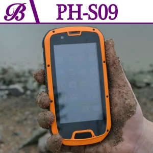 Tela IPS QHD de 4,3 polegadas 1G4G 960 × 540 suporta Bluetooth WIFI GPS quad-core smartphone robusto S09