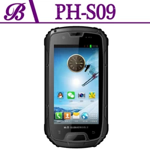4.3inch 960 × 540 QHD pantalla IPS 1G + 4G Compatible con Bluetooth WIFI GPS Quad-core Indestructible teléfonos móviles S09