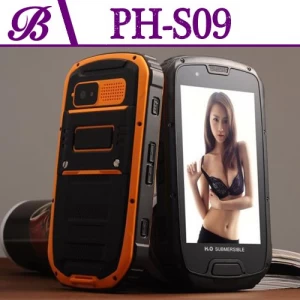 4.3inch Quad Core 960 × 540 IPS QHD schermo 1G + 4G Macchina fotografica anteriore 0.3M telecamera posteriore 8.0M Trova Cell Phone Rugged S09
