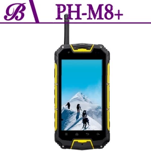 Tela de 4,5 polegadas 1G 4G de memória 540 * 960 suporta GPS WIFI Bluetooth telefone celular robusto M8