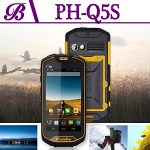 4,5 ίντσες 4200 mAh 1280 * 720 IPS 1G 8G υποστήριξη Bluetooth WIFI GPS ανθεκτικό κινητό τηλέφωνο Q5S