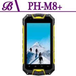 4,5-calowy ekran 540*960, pamięć 1G4G, przód 2 miliony, tył 8 milionów, obsługuje GPS WIFI Bluetooth, wytrzymały telefon komórkowy M8