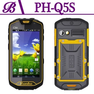 4,5 polegadas com Bluetooth WIFI GPS suporta intercomunicador 1G8G IP67 smartphone robusto Q5S