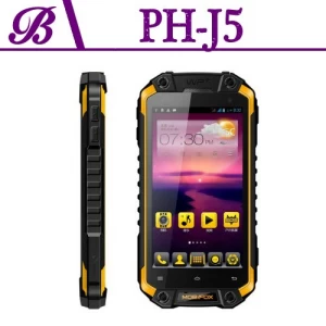 4.5inch telefono cellulare impermeabile con 1G + 16G Risoluzione 1280 * 720 Macchina fotografica anteriore 2.0M fotocamera posteriore 8.0M supporto WiFi Bluetooth GPS