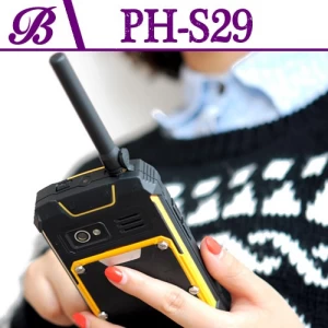 512 + 4G Suporta Bluetooth Wi-Fi GPS 854 * 480 IPS tela 4.5inch 3G Rugged Móvel PhoneS29