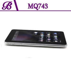 7 ιντσών 1G + 4G μπαταρία 2400 mAh 800 * 480 VGA Μπροστινή κάμερα 0.3MP πίσω κάμερα 2.0MP Κίνα 3G Android Tablet PC Developers MQ743