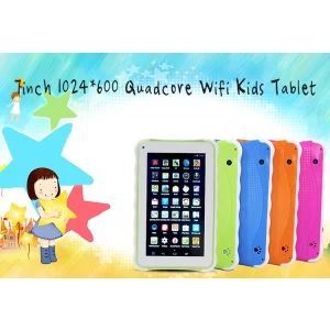 7inch 1024 * 600 Quad Core Wifi Kid Tablet RQ742