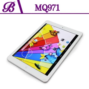 9.7inch 1024 * 768 IPS Caméra 1G + caméra frontale 0.3MP 16G arrière 5.0MP 3G Android Tablet PC MQ971