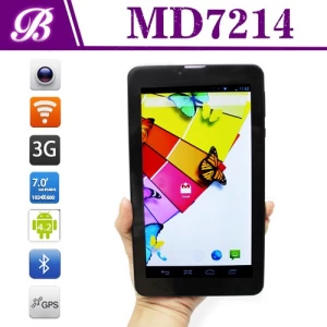 Bonnes affaires! ! ! MTK8312 Dual core 1G16G 1024*600 IPS batterie 2500 mAh 7 pouces tablette chinoise développeur MD7214