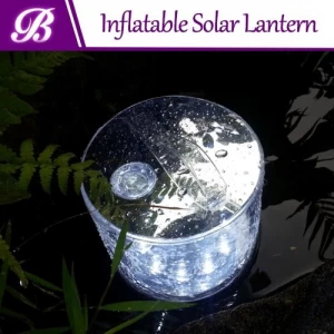 Lanterna solar inflável