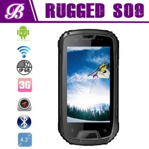 MTK6589 1.2GHz Quad Core IP67 Android 4.2.2 1GB RAM 4GB ROM Smartphone S09 rugged phone