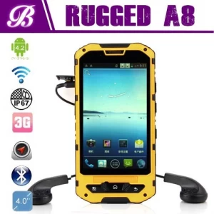 Original IP68 Rugged Phone A8 WIth Android 4.2 Waterproof Dustproof Shockproof Funtion Support GPS 3G Wifi