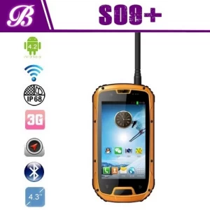 PTT Quad core IP68 Military Standard S09 Rugged Smart Phone
