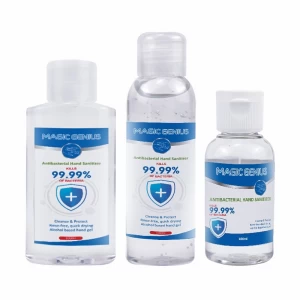 Professional sanitizer manufacturers 75% Alcohol instant hand sanitizer gel of 50ml 100ml